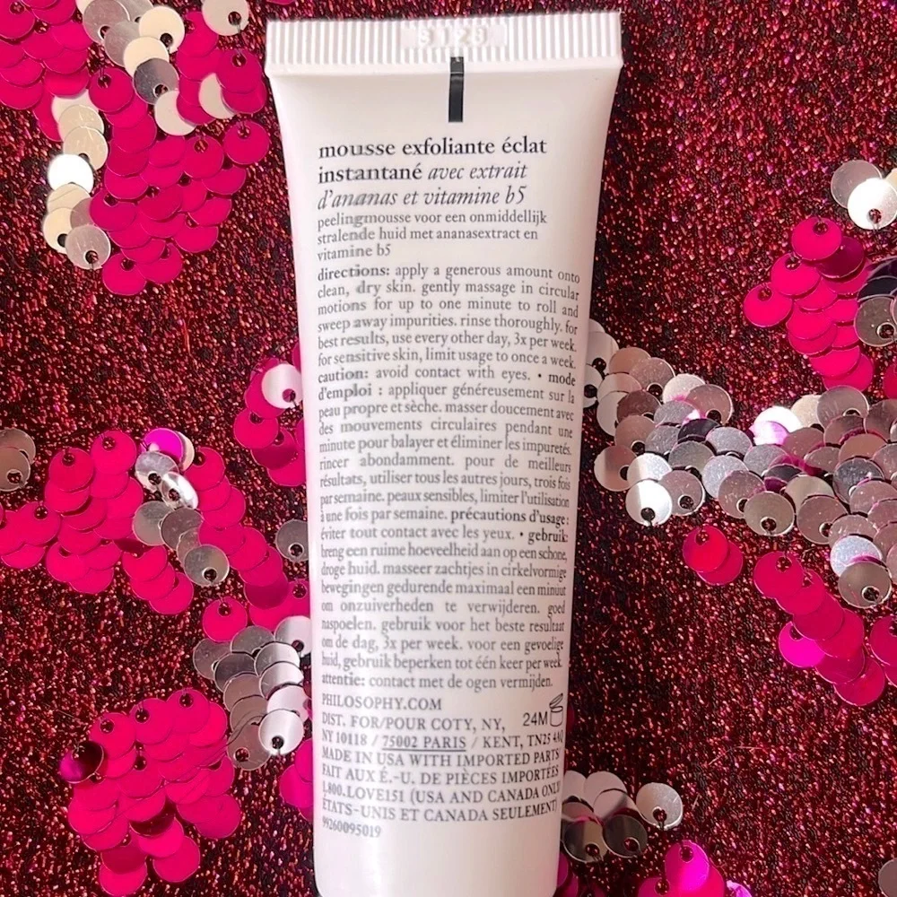 Brand New Philosophy Hope in a Jar Multi-Tasking Moisturizer, Peel, Eye Zip Bag